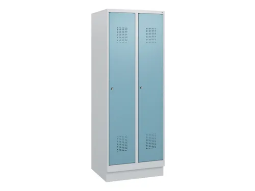 schoollocker,HxBxD 1630x600x500mm,2vak,vak B 300mm,cil.-slot,sokkel