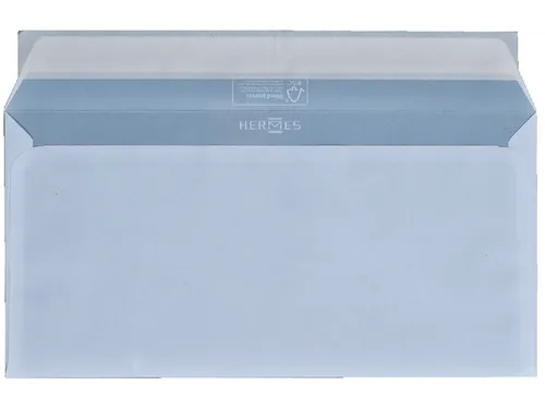 Envelop Hermes Bank Ea5/6 110x220mm 80gr Wit Zelfklevend