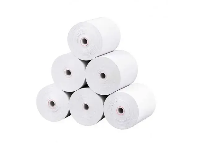 Bobine de caisse thermique 80mmx75m Mandrin 12mm sans BPA 50 rouleaux