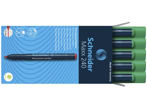 Marker Schneider Maxx 240 permanent ronde punt groen