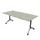 klaptafel,HxBxD 750x1800x800mm,hoekig,T-voet donkergrijs,ovale buis
