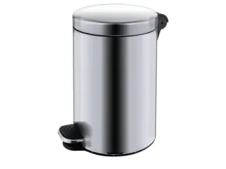 RVS pedaalemmer,5l,HxØ 280x210mm,binnenbak kunststof,romp mat - 2