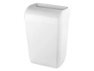 Afvalbak Kunststof Wit 43 Liter Half Open - 1