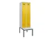 locker met bank,voor scheiding van kleding,HxBxD 2120x600x815mm,2vak