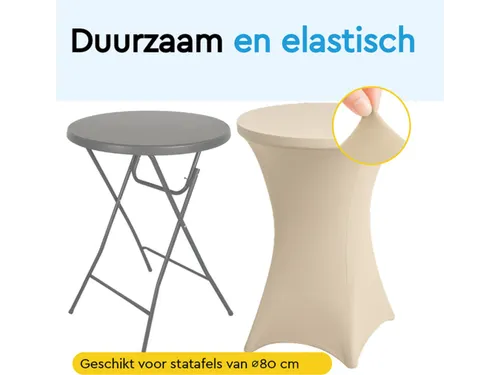 BRASQ Statafelrok Goud 80cm
