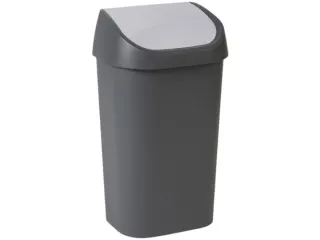 Afvalbak Mistral swing 50 liter Antraciet - 1