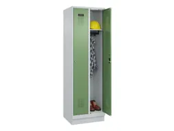 locker,HxBxD 1950x600x500mm,2vak,vak B 300mm,cil.-slot,sokkel
