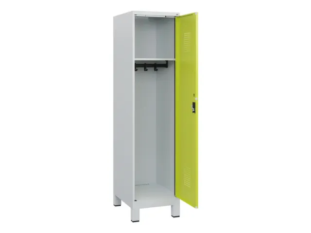 schoollocker,HxBxD 1630x400x500mm,1vak,vak B 400mm,cil.-slot,voeten