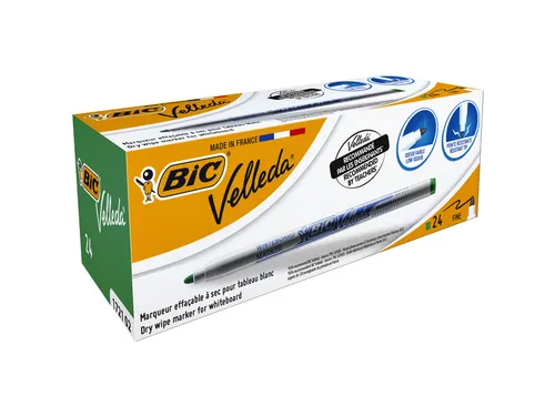 Whiteboardmarker Bic Velleda 1721 rond fijn groen