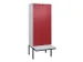 locker voor scheiding van kleding,HxBxD 2120x800x815mm,2vak