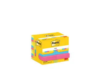 Memoblok 3M Post-it 653 38x51mm neon assorti kleur 12 stuks - 3