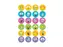Sticker Etiket Herma 6818 Smiley Glitter Folie 24 stuks