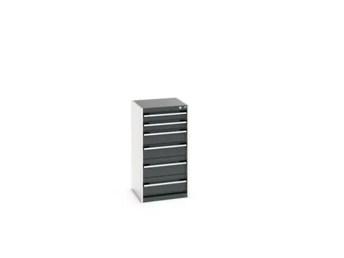 ladekast HxBxD 1000x525x525mm 6laden romp RAL7035 front RAL7016