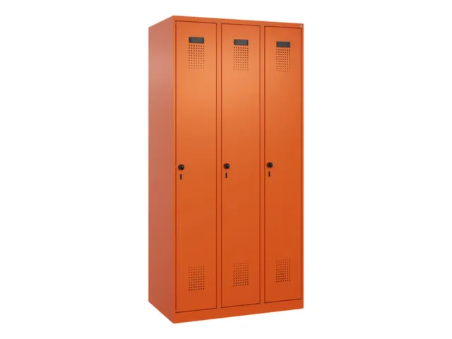 locker voor scheiding van kleding,HxBxD 1850x900x500mm,3vak