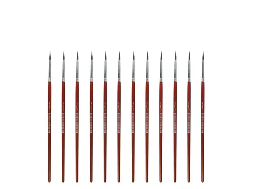 Penseel Kangaro Serie 120 rond Nr. 3 geitenhaar doos 12 stuks