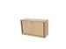 schuifdeurkast,HxBxD 720x1200x445mm,NE-esdoorn