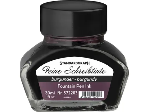 Encre calligraphique Standardgraph 30ml bordeaux