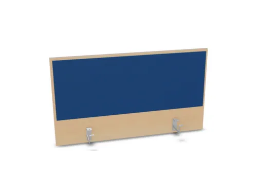 opzetpaneel,v. bureau,aanbouw achter,B 1000mm,NE-esdoorn,BN6016-blauw