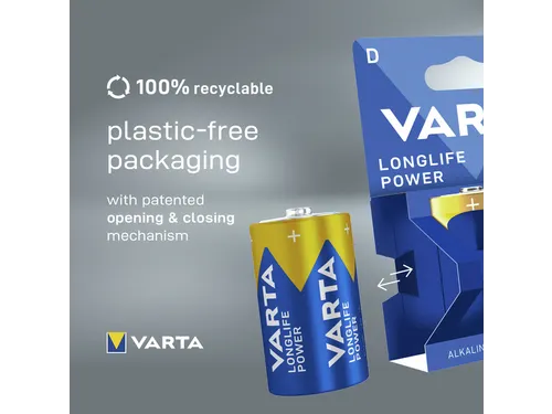 Batterij VARTA Longlife Power 2x D