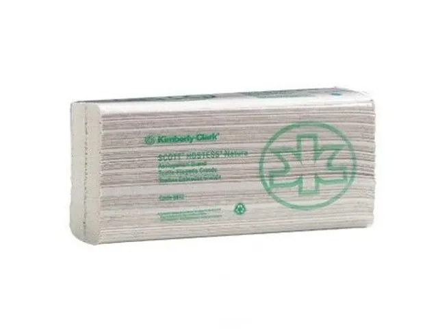 Scott Natura 6812 Handdoek Wit 2-Laags C-vouw