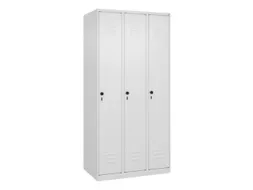 locker,HxBxD 1850x900x500mm,3vak,vak B 300mm,draaigrendel