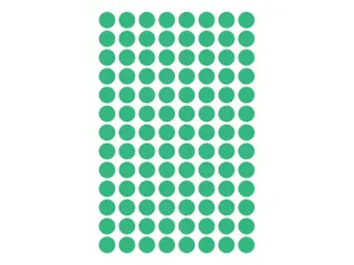 Etiket Avery Zweckform 3012 Rond Ø8mm Groen 416 Stuks - 4