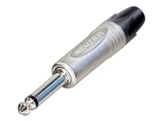 Neutrik - Jack Plug Connector, 2-Polig Mannelijk, 6.3mm, Vernikkeld - 1
