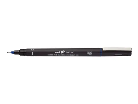 Fineliner Uni-ball Pin 0.5mm blauw
