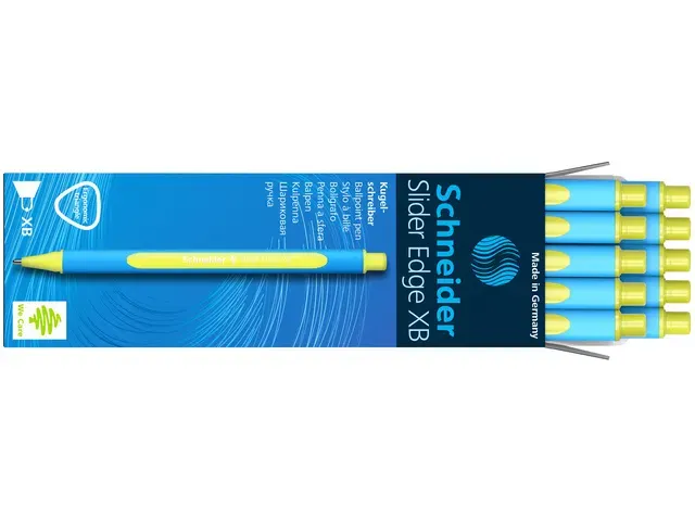 Schneider Balpen Slider Edge XB 1.4mm extra breed Geel