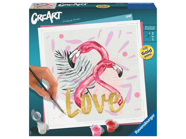 Schilderen op nummers CreArt Love