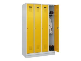 locker,HxBxD 1950x1200x500mm,4vak,vak B 300mm,cil.-slot,sokkel - 1