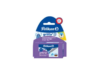 Balpenvulling Griffix blister 2x5 stuks blauw - 1