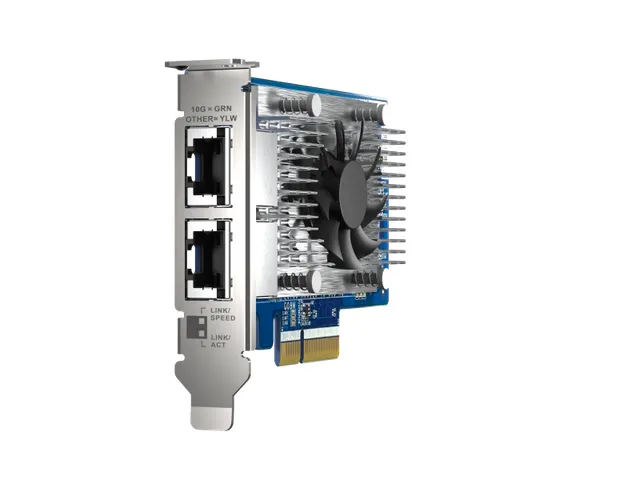 QNAP QXG-10G2T-X710, Intern, Bedraad, PCI Express, Ethernet, 1000 Mbit