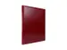 Schrijfmap Multo Hannibal A4 bordeaux kunstleder met schrijfblok