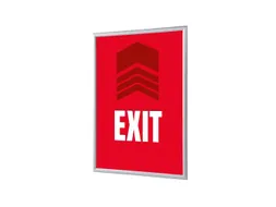 Kliklijst A1 complete set met print "EXIT" Rood