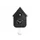 Wandklok NeXtime Twitter 21,5x41,5 cm zwart