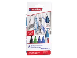 Viltstift edding 4500 textiel rond 2-3mm koel assorti