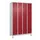 Z-garderobekast,HxBxD 1950x1200x500mm,vak B 150/300mm,draaigrendel