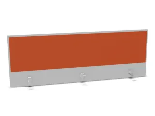 opzetpaneel bureau aanbouw achter MP-lichtgrijs BN3012-oranje 1600mm - 1