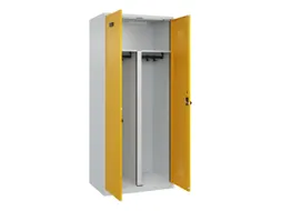 PBM-locker,HxBxD 1850x800x500mm,2vak,vak B 400mm,draaigrendel