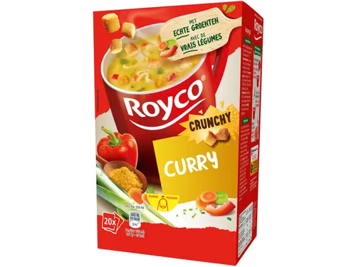 Soep Royco crunchy curry 20 zakjes