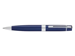 Balpen SHEAFFER 300 E9341 Glossy blue chrome plated - 4