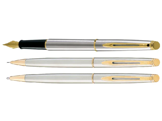 Stylo bille Waterman Hémisphère acier inoxydable GT Medium
