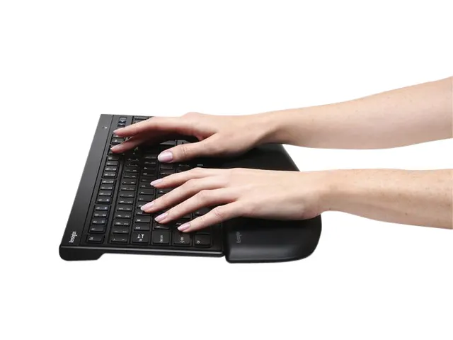 Polssteun Kensington ergosoft dunne toetsenbord zwart