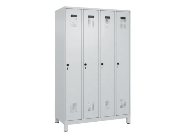 locker voor scheiding van kleding,HxBxD 1950x1200x500mm,4vak