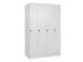 locker voor scheiding van kleding,HxBxD 1850x1200x500mm,4vak