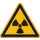 Waarschuwingsbord Radioactieve stoffen/Ioniserende Stoffen Sticker Fol