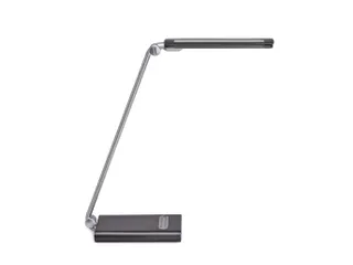 Bureaulamp LED MAULpure, dimbaar, USB-poort Zilver - 1
