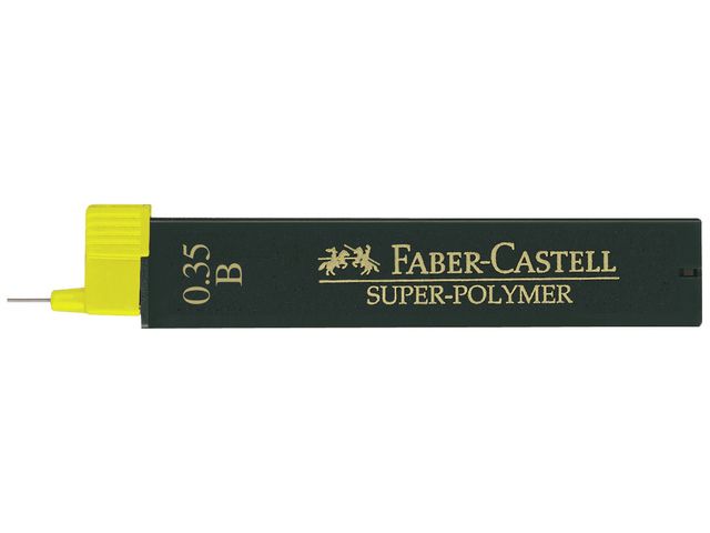 Potloodstiftjes Faber Castell Super-polymer 0.35mm B | PotlodenWinkel.nl