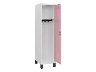 schoollocker,HxBxD 1630x400x500mm,1vak,vak B 400mm,cil.-slot,voeten - 1